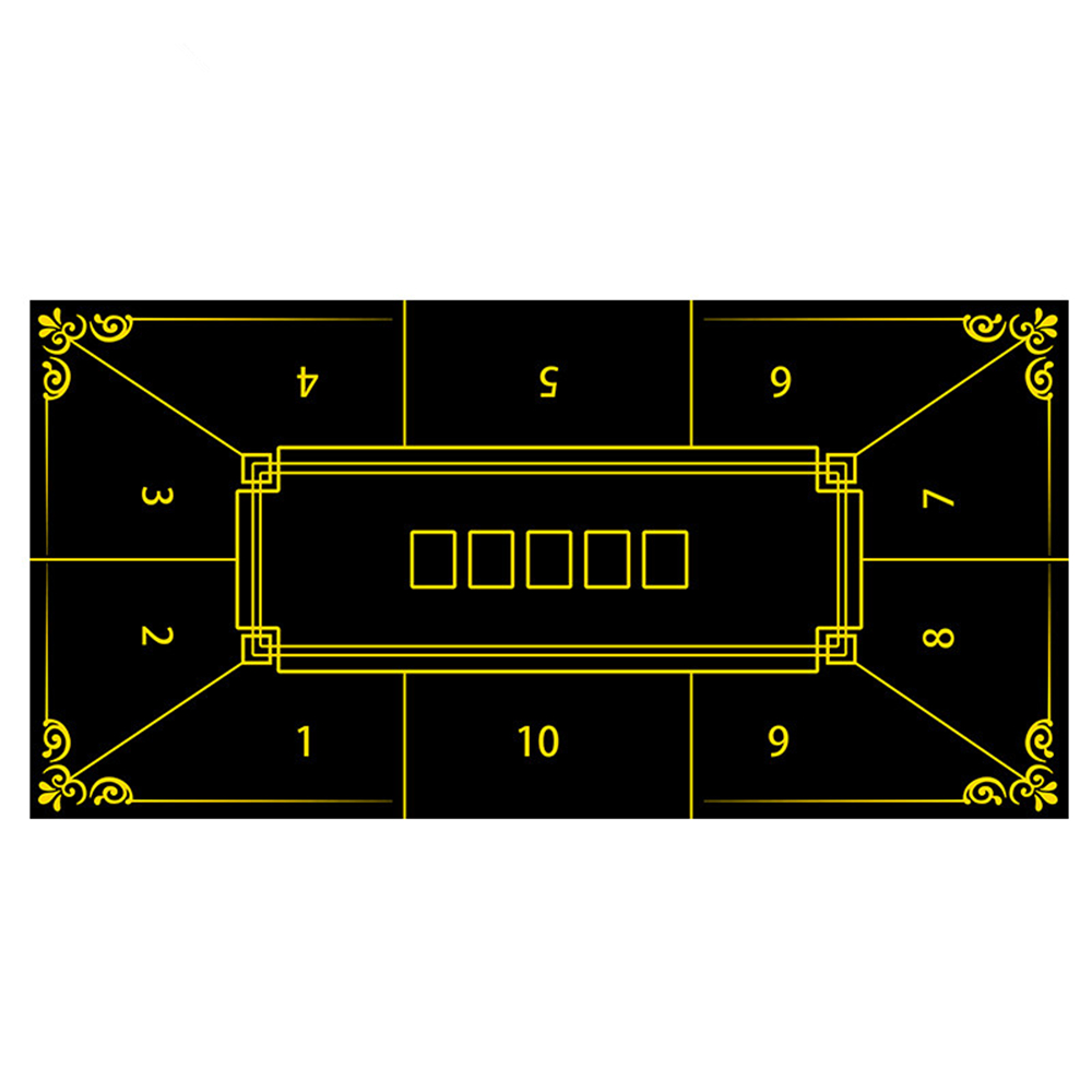 Gaming Accessories Table - 두꺼운 고무 포커 테이블보 카지노 텍사스