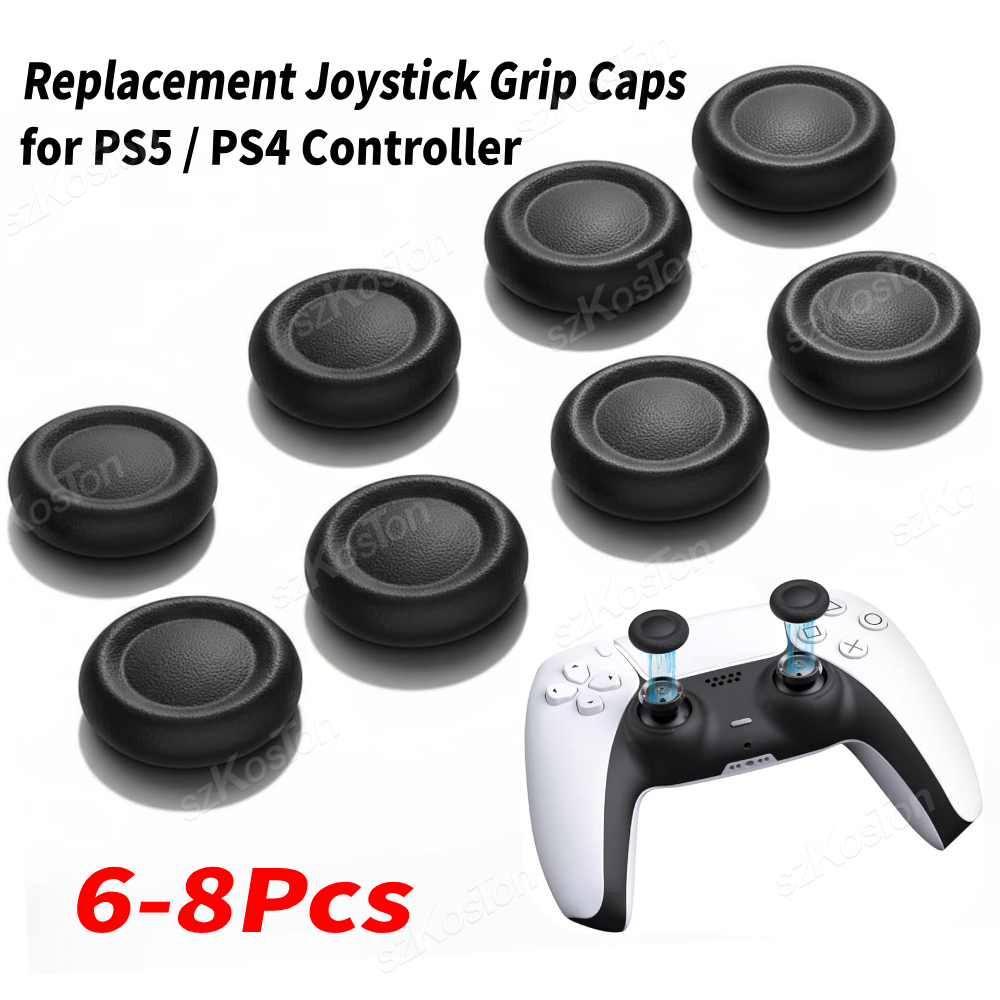 Gaming Accessories Playstation - PS5/PS4 컨트롤러용 교체 조이스틱 캡 6-8개,