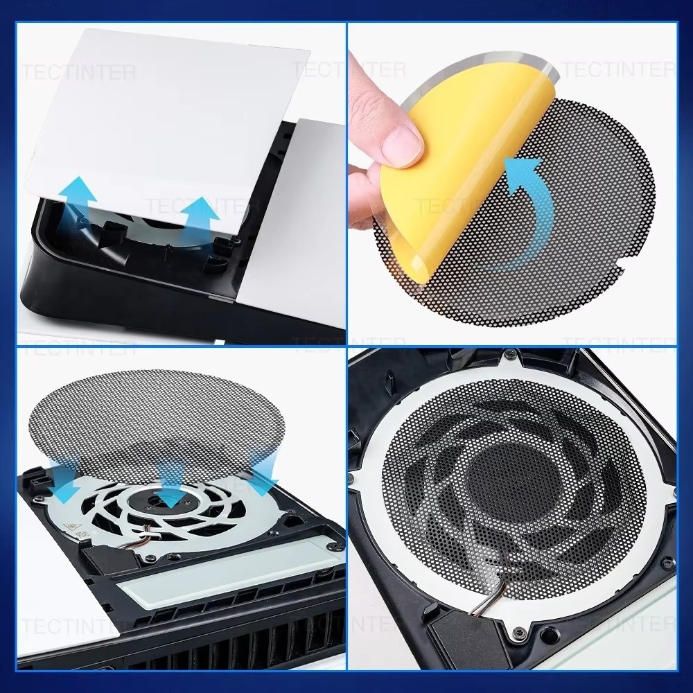 2/4Pcs 통기성 먼지 필터 네트 PS5 게임 액세서 - Gaming Accessories Playstation 리뷰 및 가격