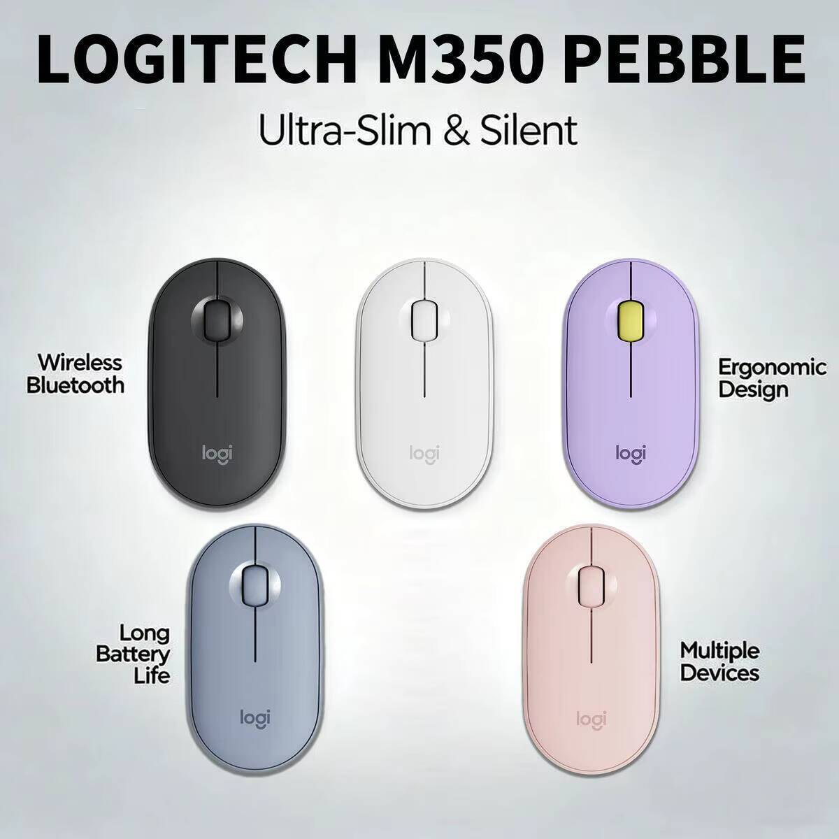 로지텍 M350 경량 게이밍 마우스, 유선형의 얇은 디 - Gaming Accessories Online 리뷰 및 가격