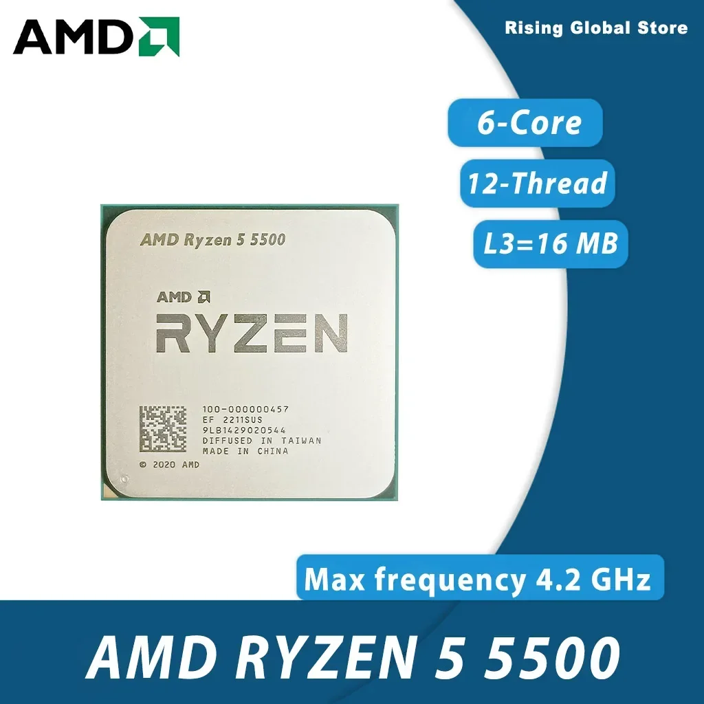 AMD 라이젠 5 5500 6코어 12스레드 Zen3  - Amd Cpu Ryzen 5 리뷰 및 가격