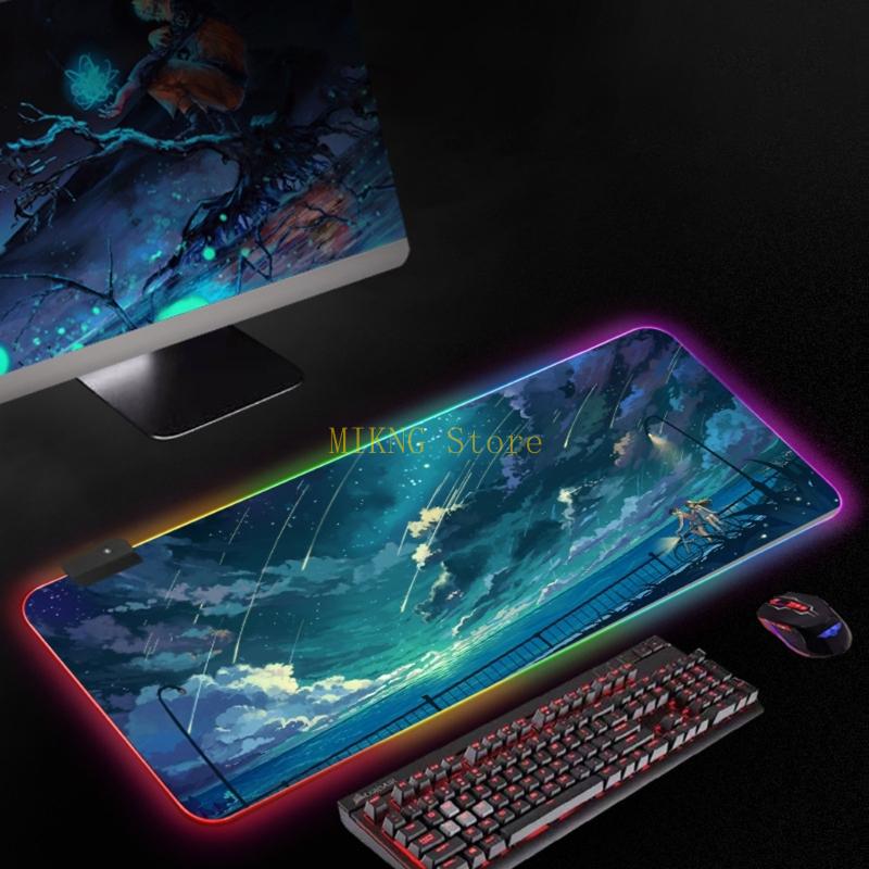 애니메이션 게임 마우스 패드시 확장 대형 데스크 매트  - Gaming Accessories Best 리뷰 및 가격