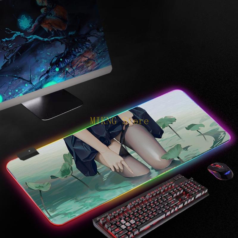 애니메이션 게임 마우스 패드시 확장 대형 데스크 매트  - Gaming Accessories Best 리뷰 및 가격