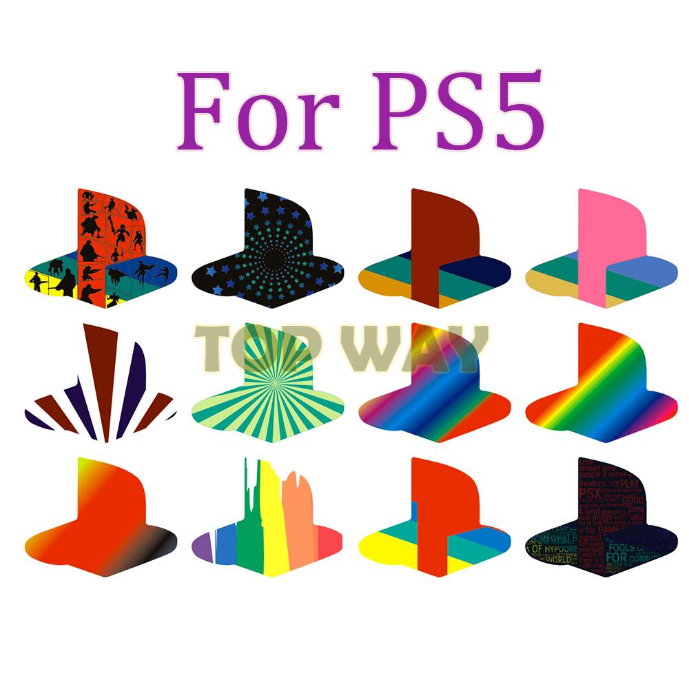 12개/세트 다채로운 로고 스킨 스티커 데칼 필름 (P - Gaming Accessories Playstation 리뷰 및 가격