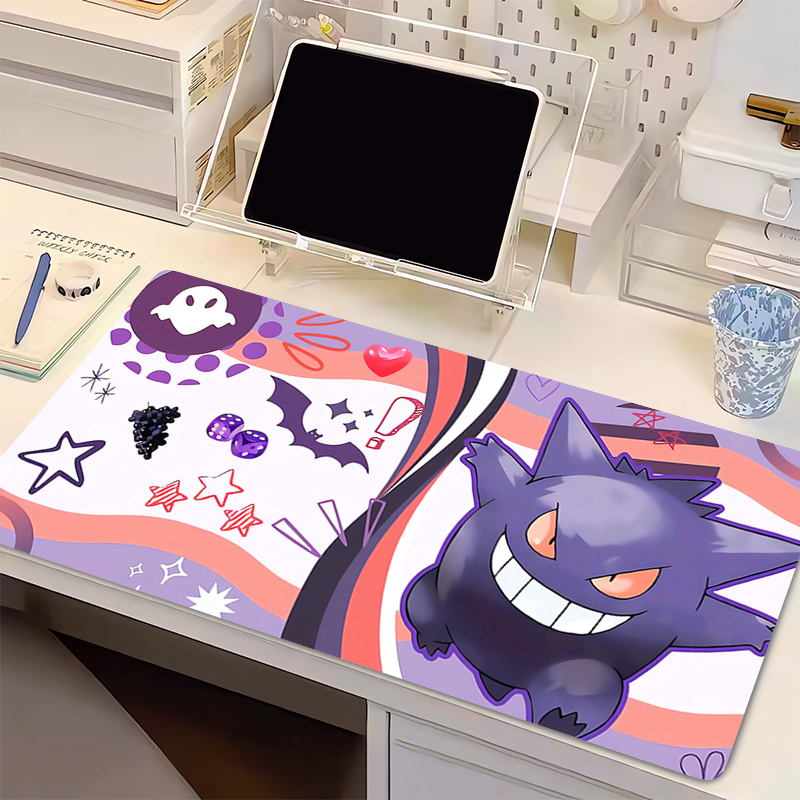 XXL 천연 고무 마우스 패드 포켓몬 Gengar 사무 - Gaming Accessories Best 리뷰 및 가격