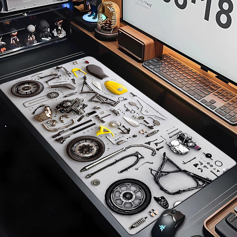 분해도면 고무 마우스 패드 마우스 패드 XXL 게임 액 - Gaming Accessories For Laptop 리뷰 및 가격