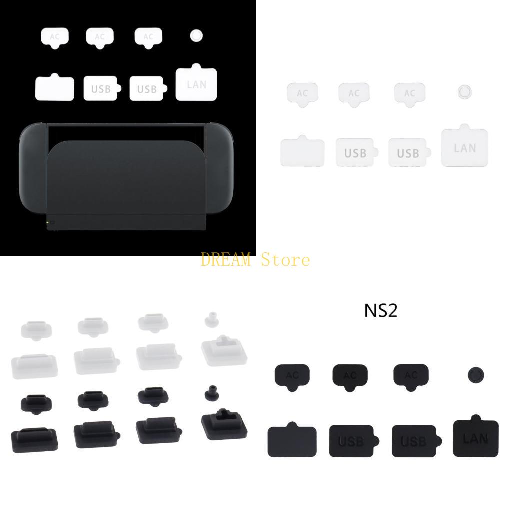 8 개의 실리콘 팩 먼지 보호기 보호 커버 콘솔 2 콘 - Gaming Accessories Best 리뷰 및 가격